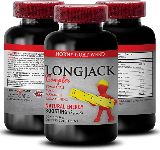Natural Male Enchantment Increases Size & Length - LONGJACK Large Size (All-Natural Formula)