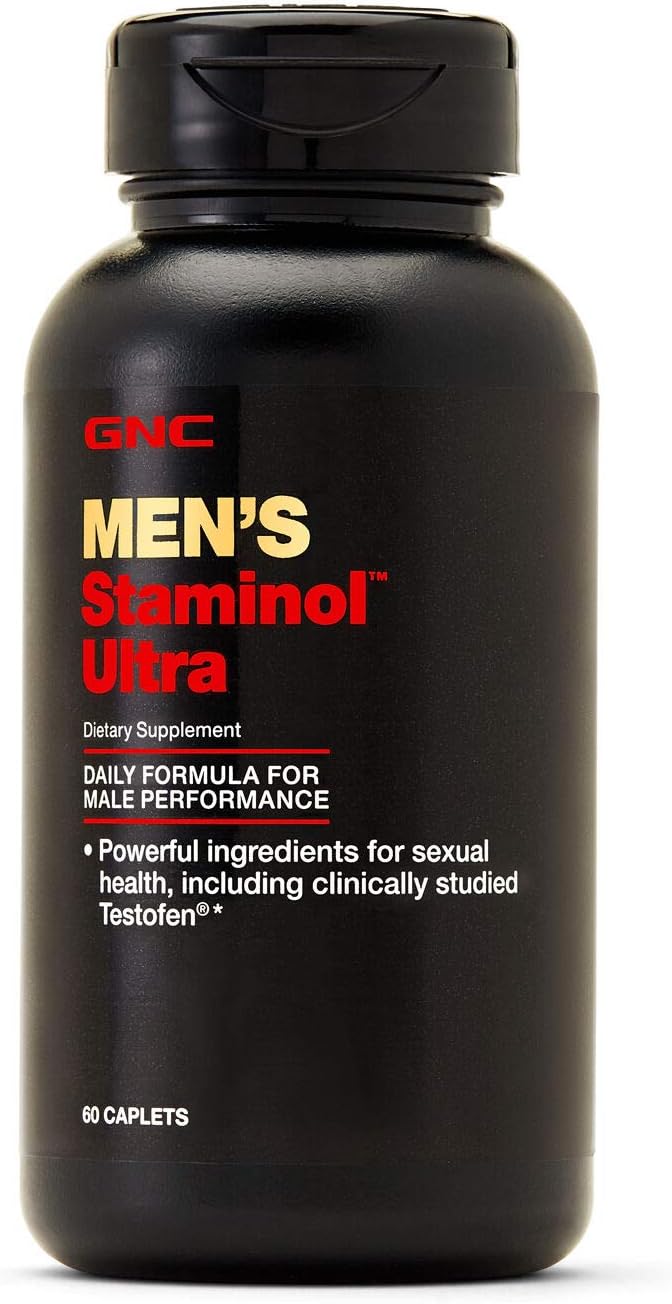 GNC Men's Staminol Ultra, 60 Capsules to Support Sexual Health and Vitality