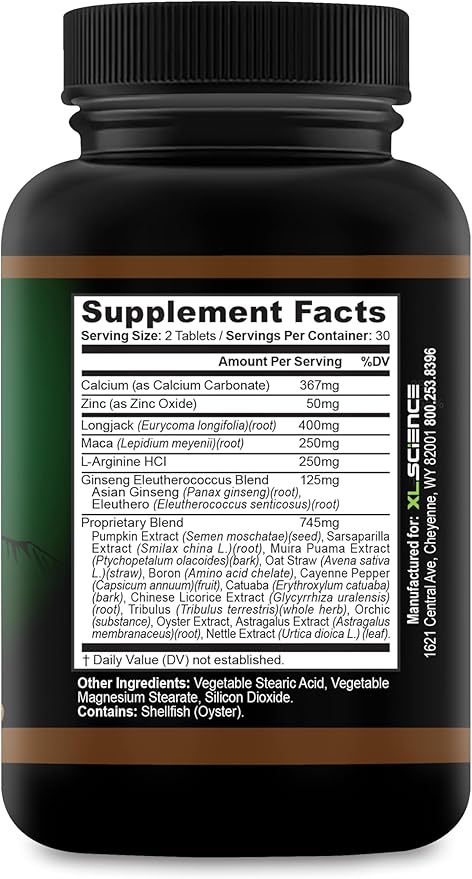 Ruttin Buck - Male Size Enhancement Pills - Boosts Endurance, Performance, Drive, and Energy - Quickly Increases Inches - 4-6 Inches (Approx. 10.1cm) Gain- 60 Tablets